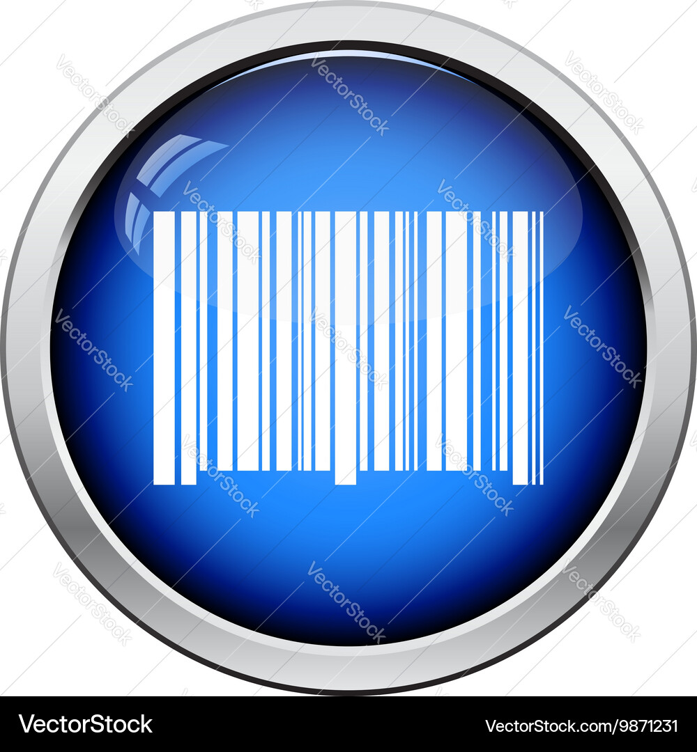 Bar code icon vector image