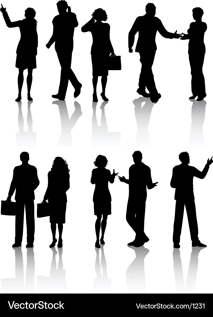 Business Meeting Discussion vector image