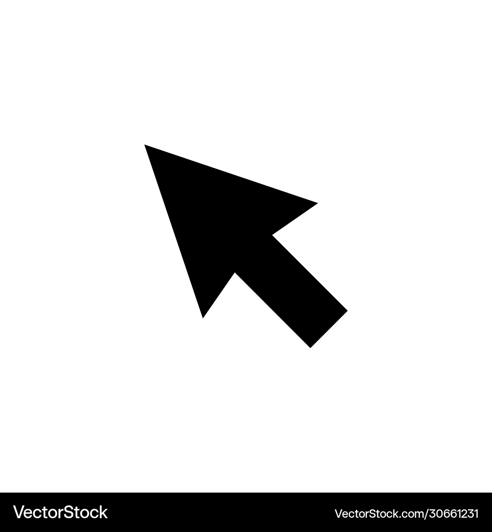 Click icon cursor computer mouse Click icon cursor computer mouse vector image
