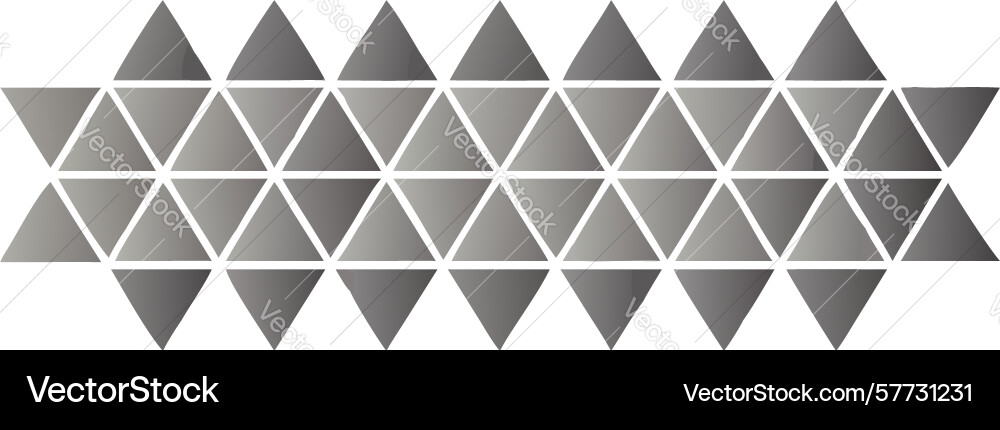 Geometric gradient triangles pattern abstract vector image