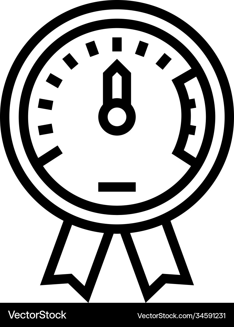 Project execution on time line icon Vector Image
