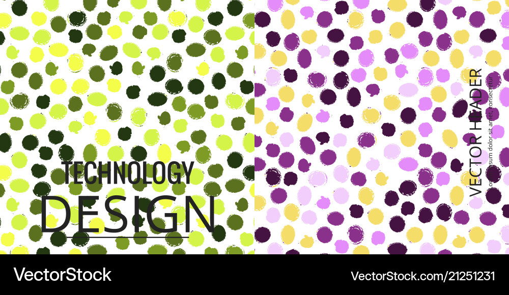 Set of geometric pattern abstract background vector image