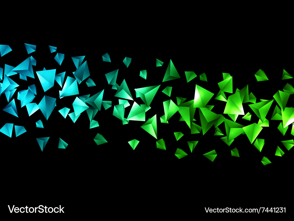 Wireframe polygonal background vector image