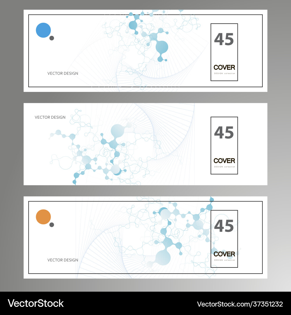 Molecule structure interconnection network book Vector Image