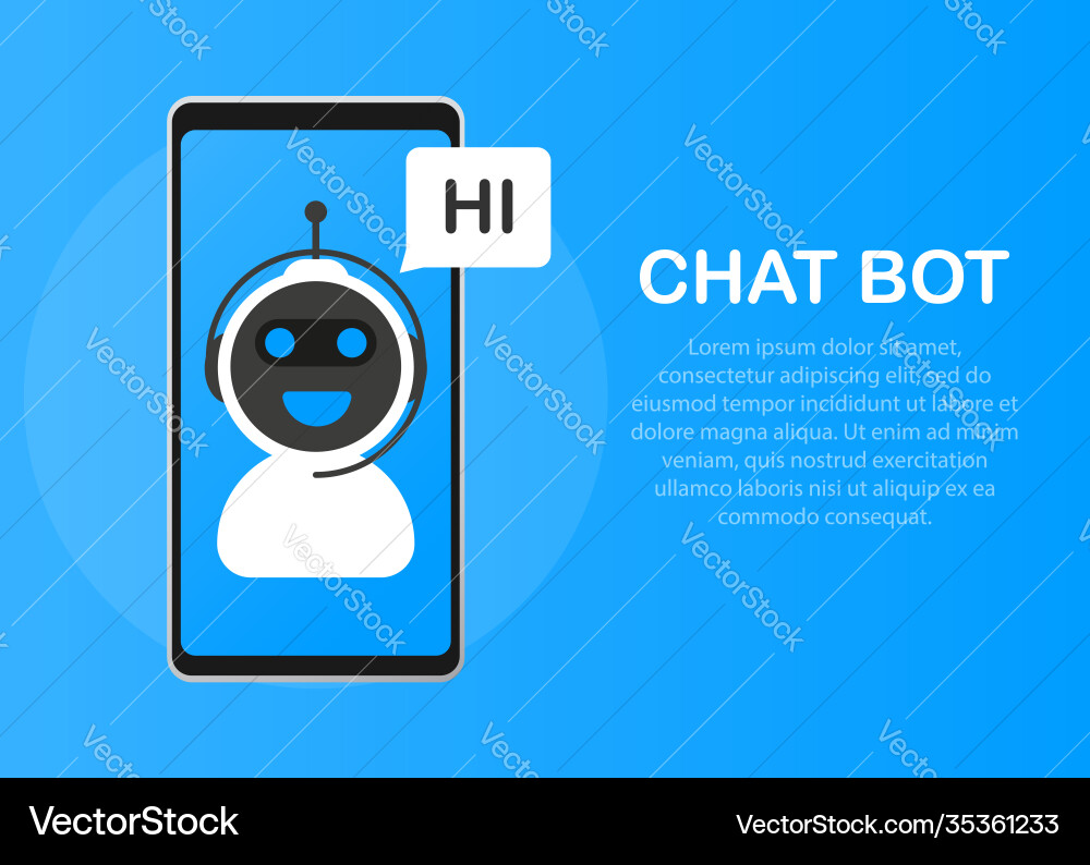 Chatbot icon concept chat bot or chatterbot Chatbot icon concept chat bot or chatterbot vector image