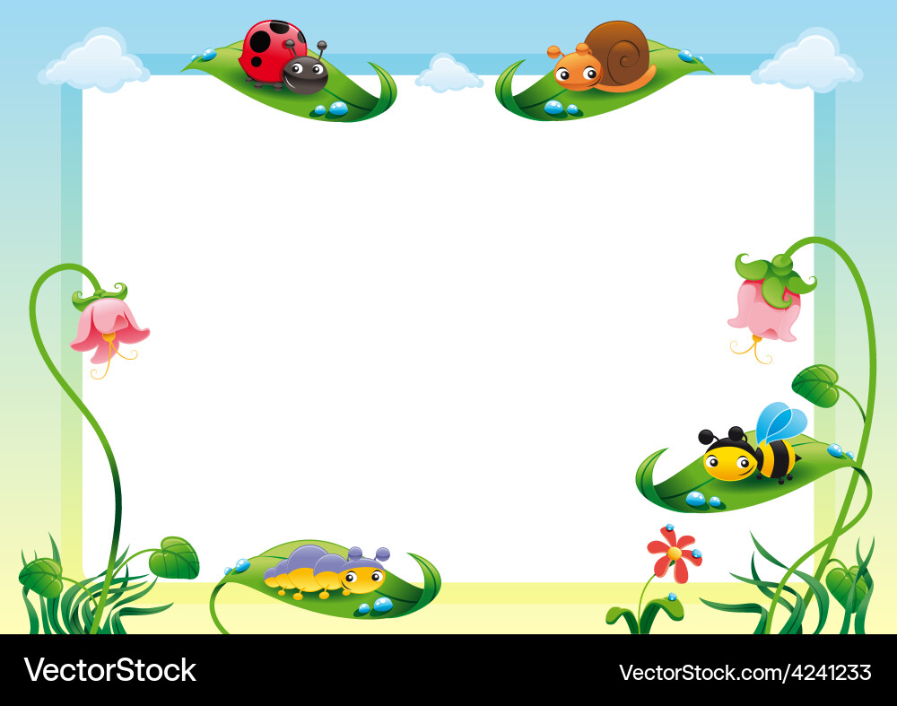 Funny card with empty space for text Vector Image