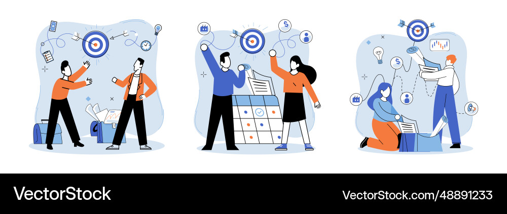 Project launch a development idea spark Project launch a development idea spark vector image