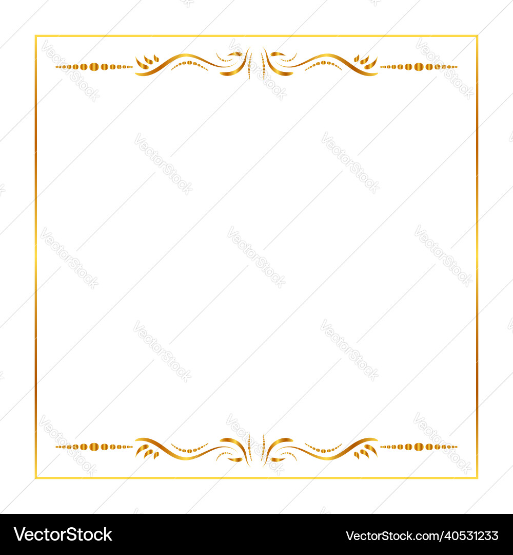 Underlines and text separators isolated border Vector Image