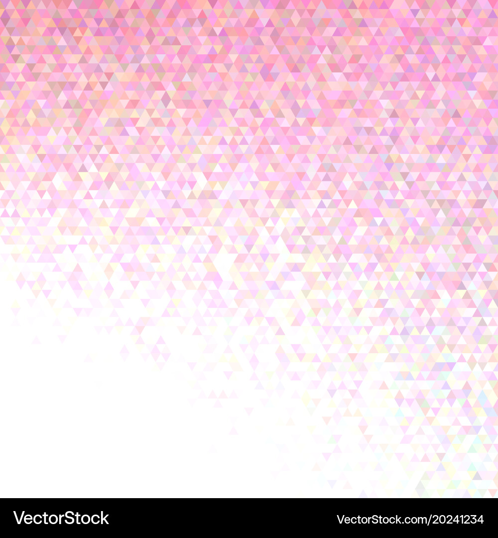 Abstract mosaic triangle tile pattern background Vector Image