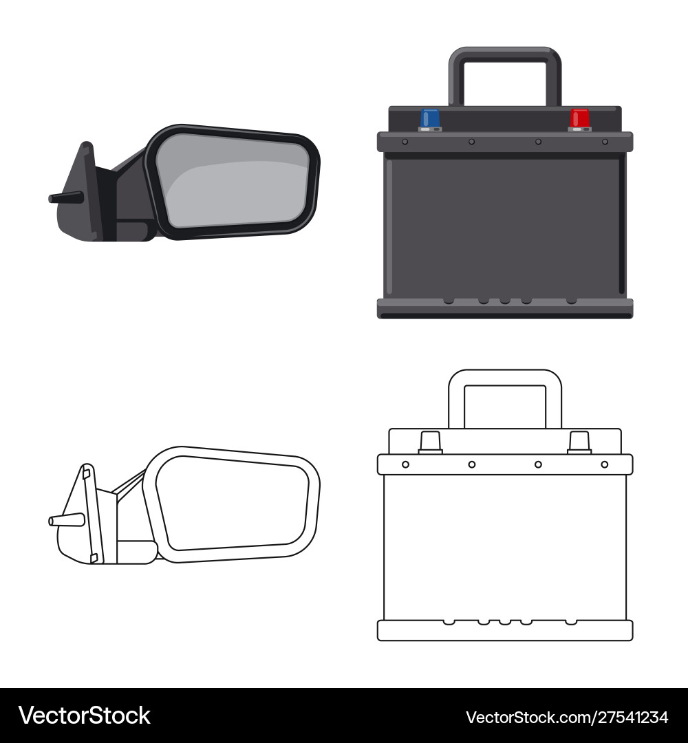 Auto and part icon Vector Image