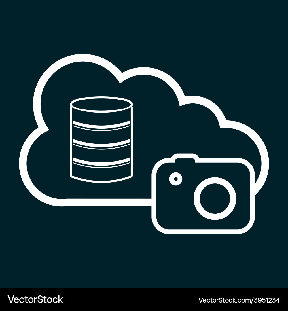 Cloud computing Vector Image
