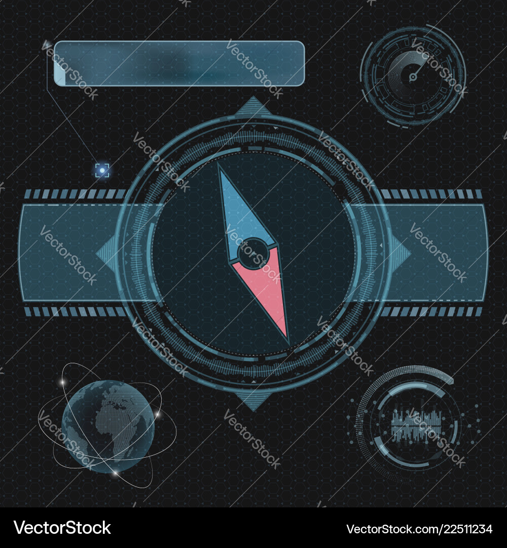Compass for navigation Compass for navigation vector image