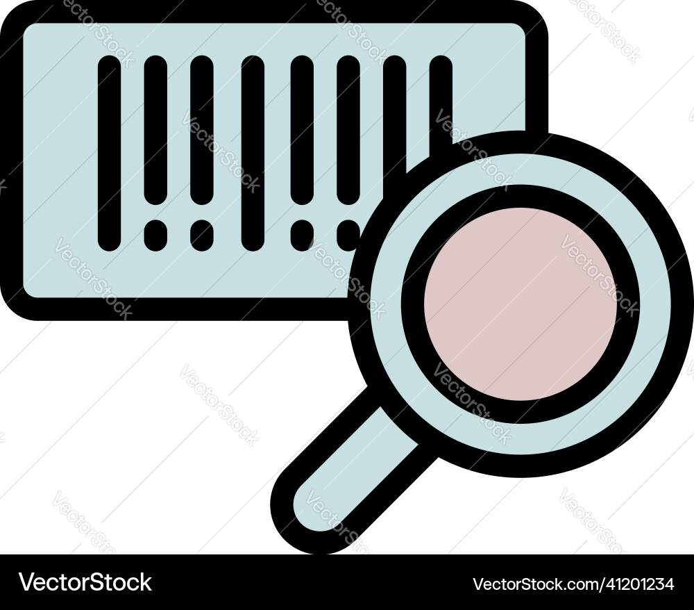 Scan bar code icon outline mobile phone Scan bar code icon outline mobile phone vector image