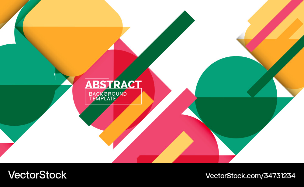 Simple circles and triangles abstract background Simple circles and triangles abstract background vector image