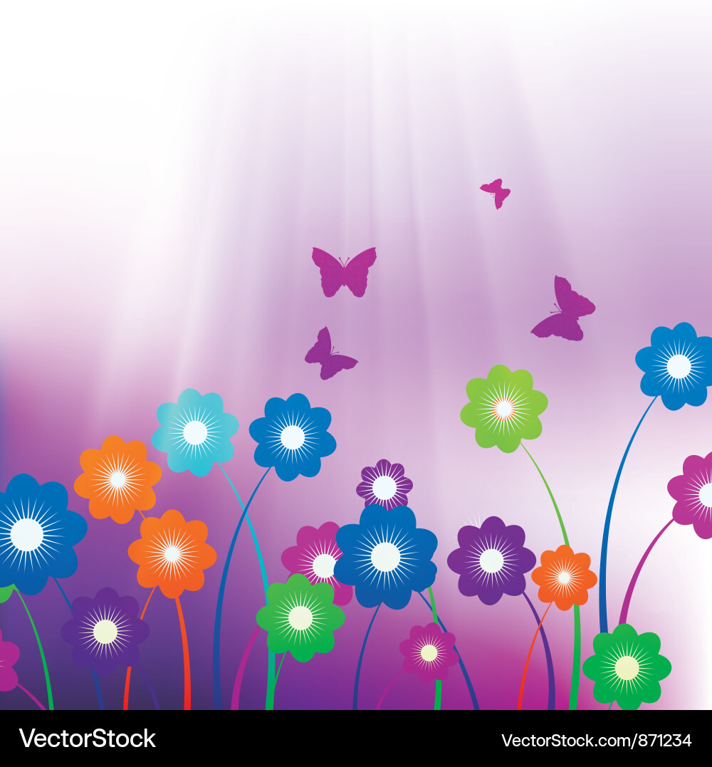 Spring background Vector Image