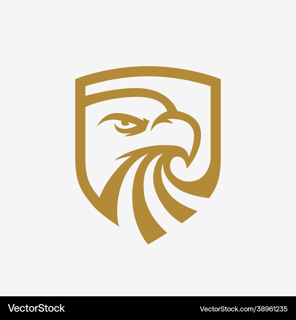 Eagle shield icon Royalty Free Vector Image - VectorStock