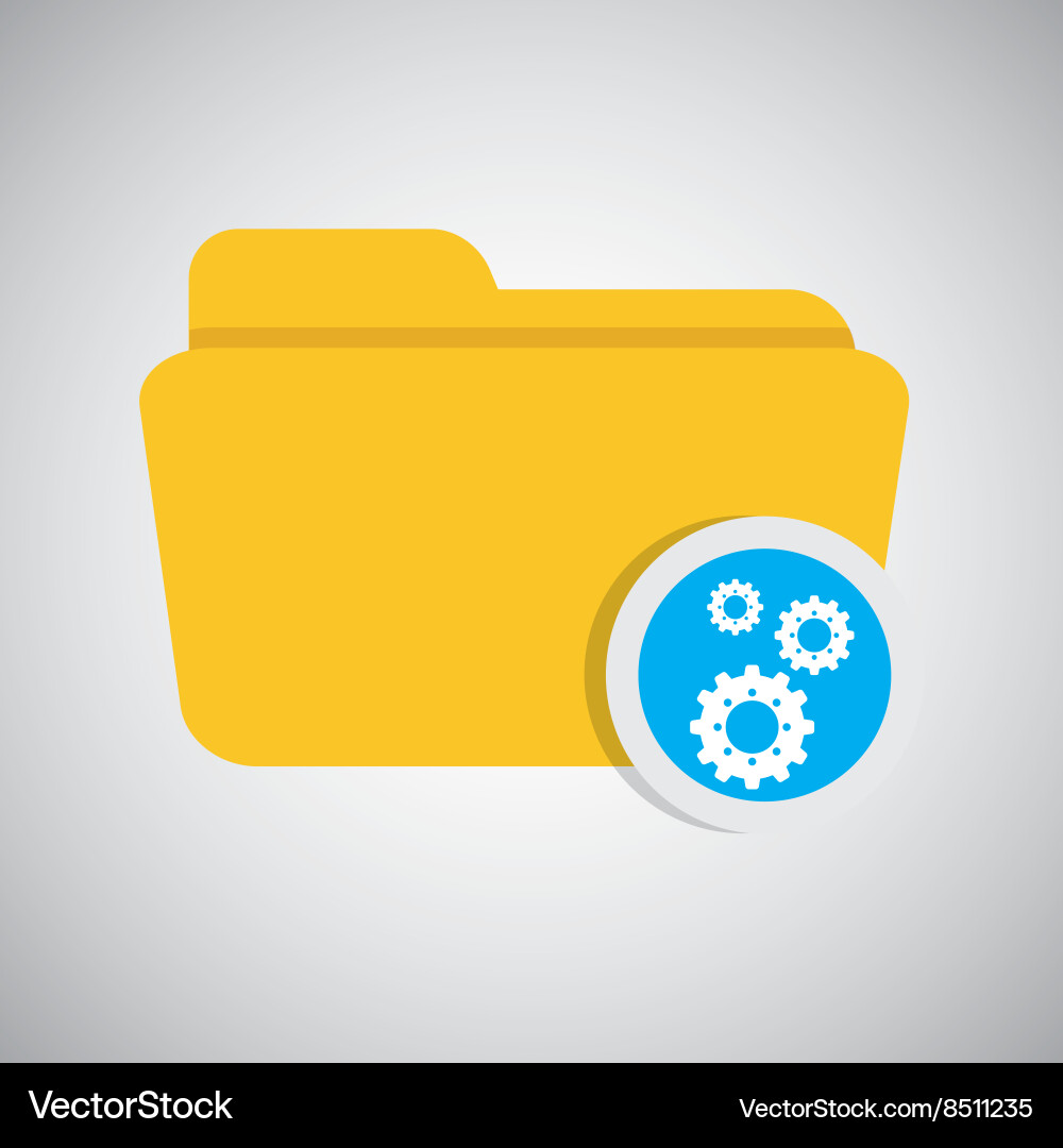 Flat about security system vector image