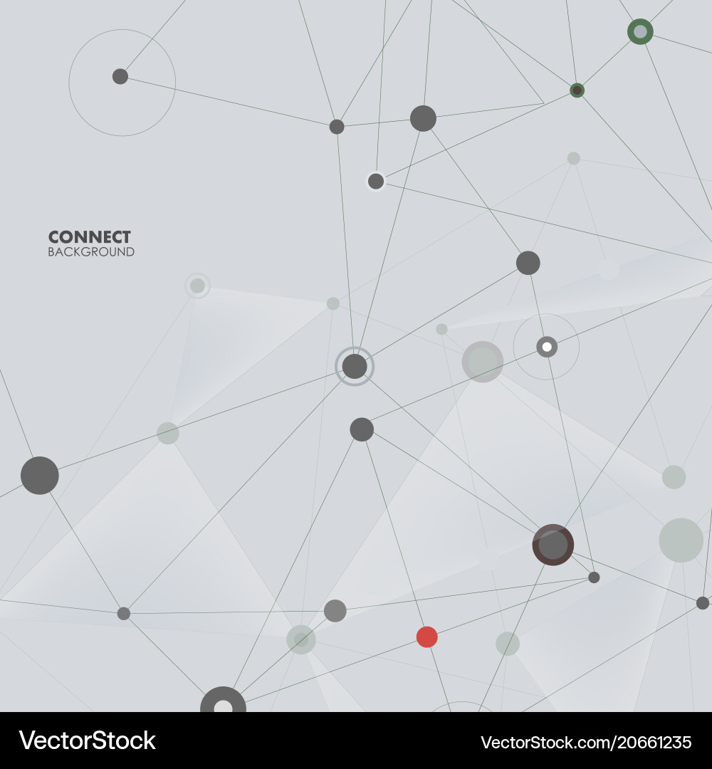 Global Connection Network vector image