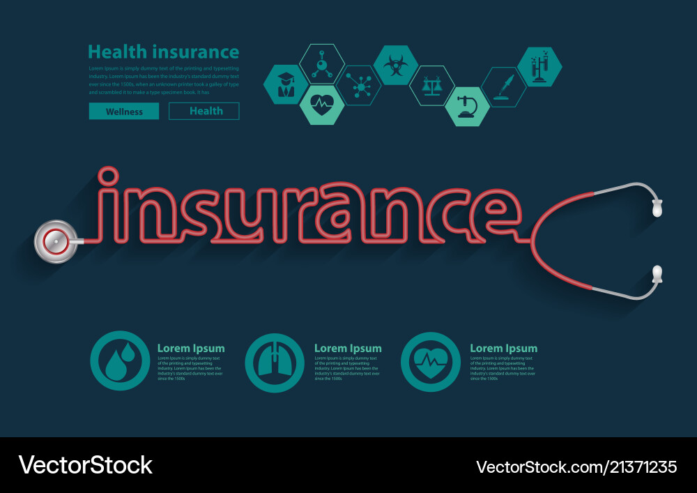 Health 2017health insurance ideas concept Health 2017health insurance ideas concept vector image