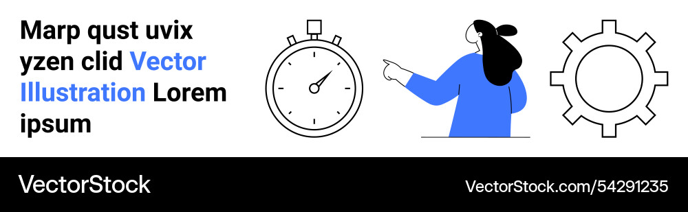 Time management and process optimization concept Time management and process optimization concept Vector Image