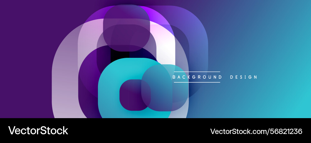 Abstract layered shapes create vibrant gradient Abstract layered shapes create vibrant gradient vector image