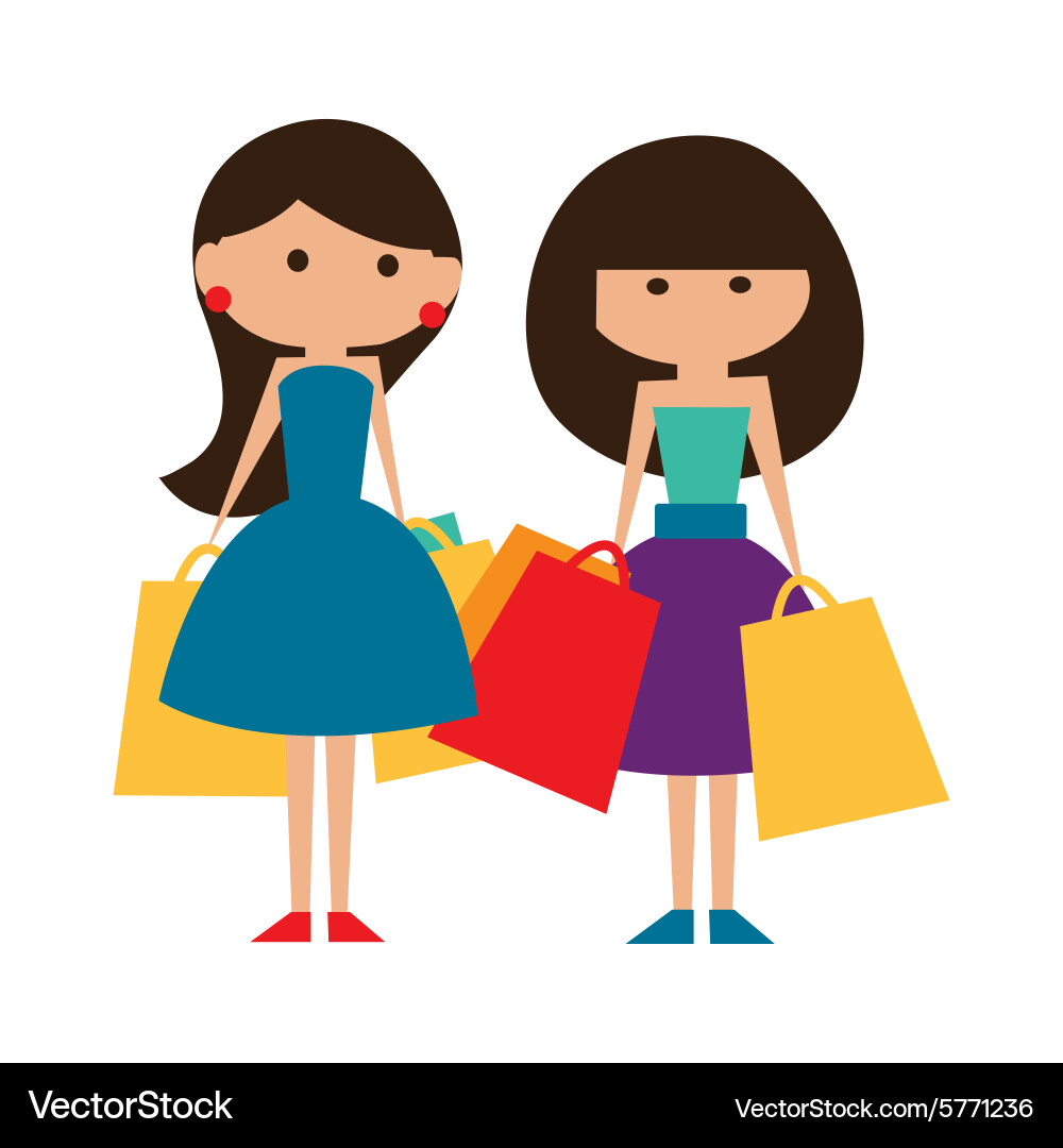 Flat with shadow icon and mobile application vector image