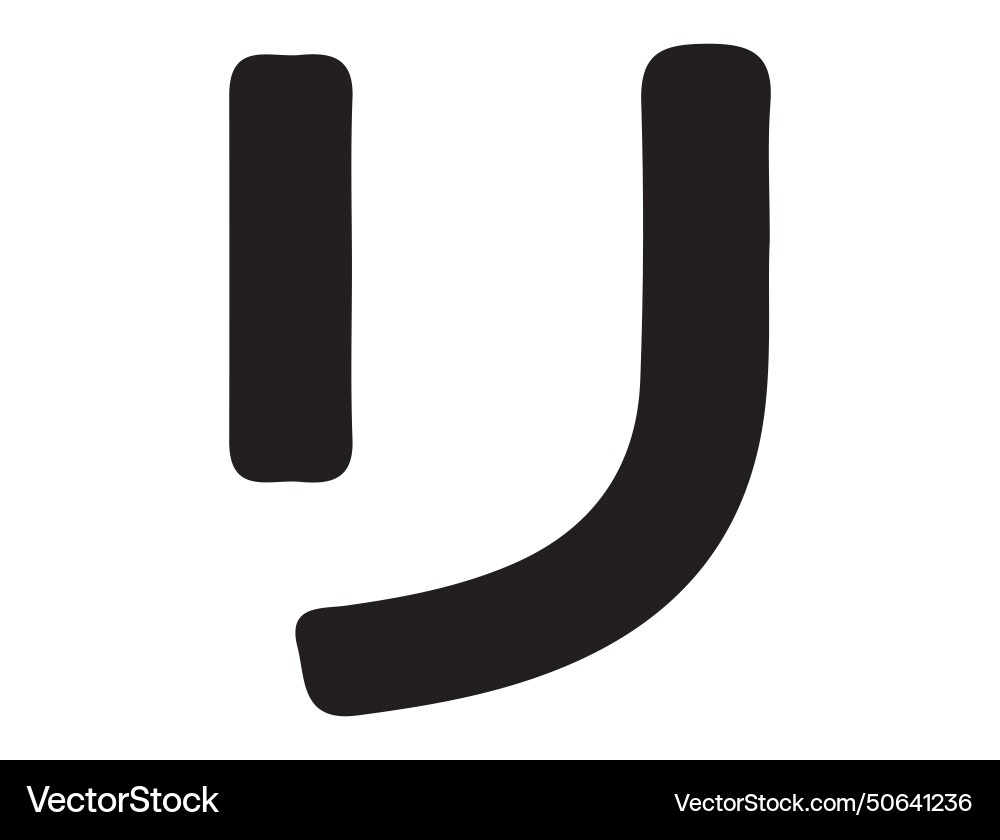 Japanese katakana alphabet silhouette art Japanese katakana alphabet silhouette art vector image
