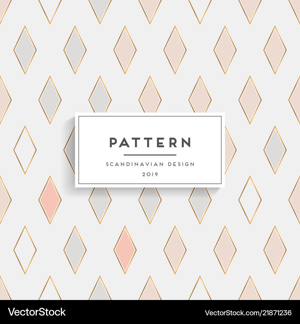 Scandinavian seamless pattern Vector Image
