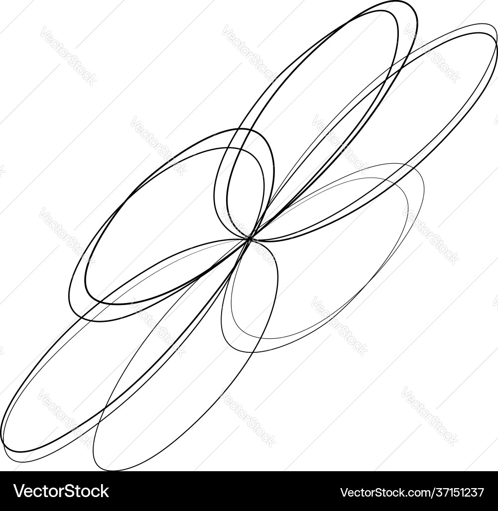 Abstract geometric lineart lines design element Abstract geometric lineart lines design element vector image