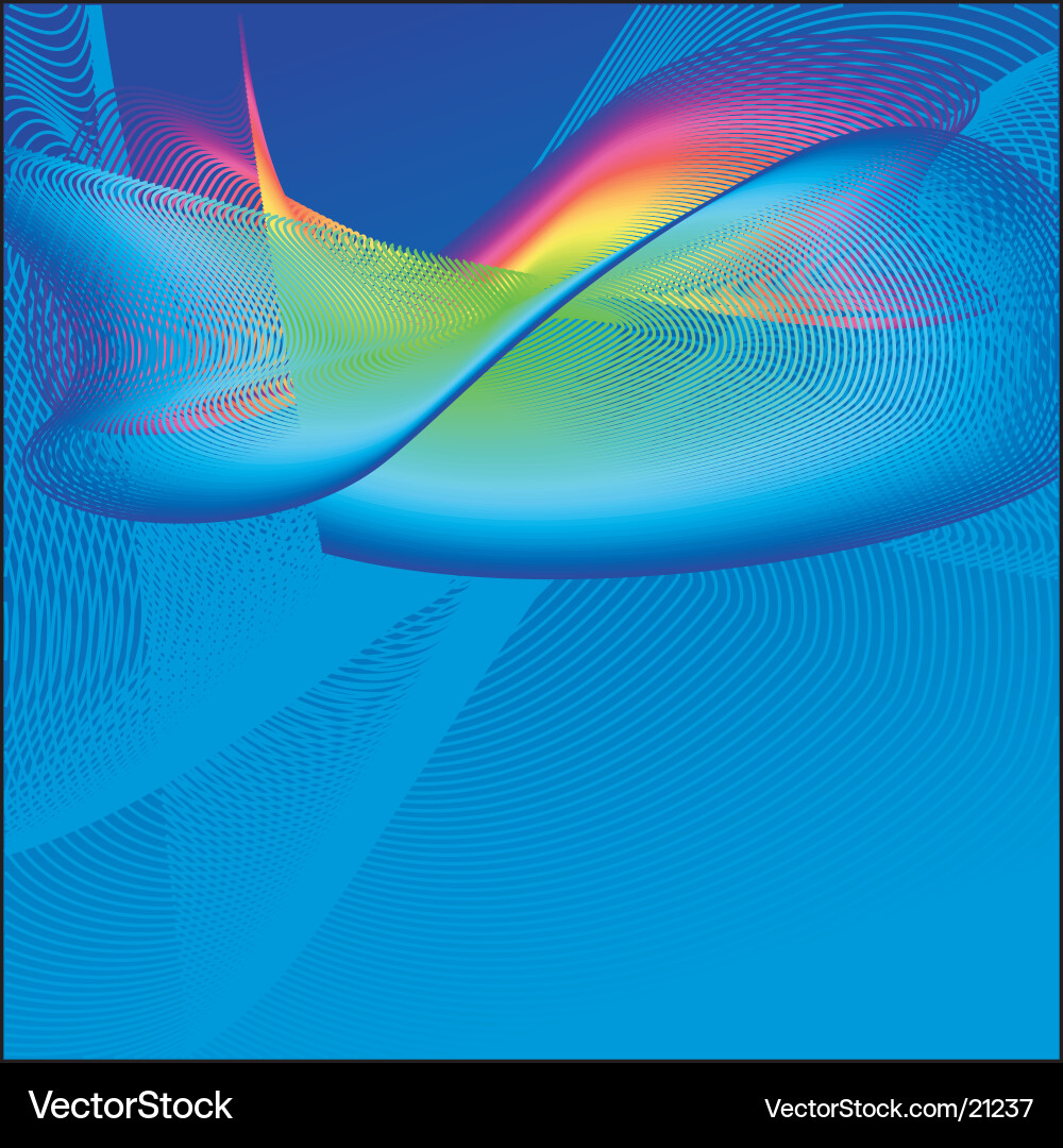 Dynamic Color Flare Background Vector Image