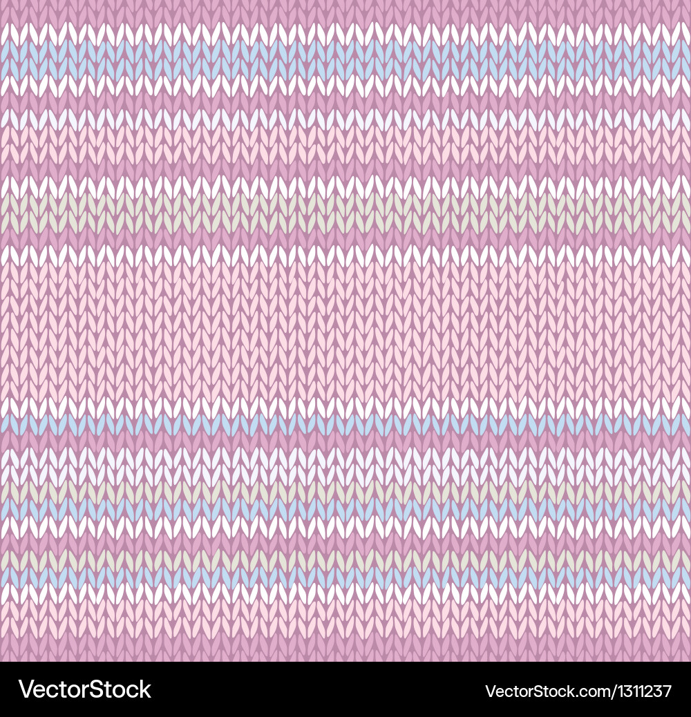 Seamless pattern knit texture fabric Royalty Free Vector
