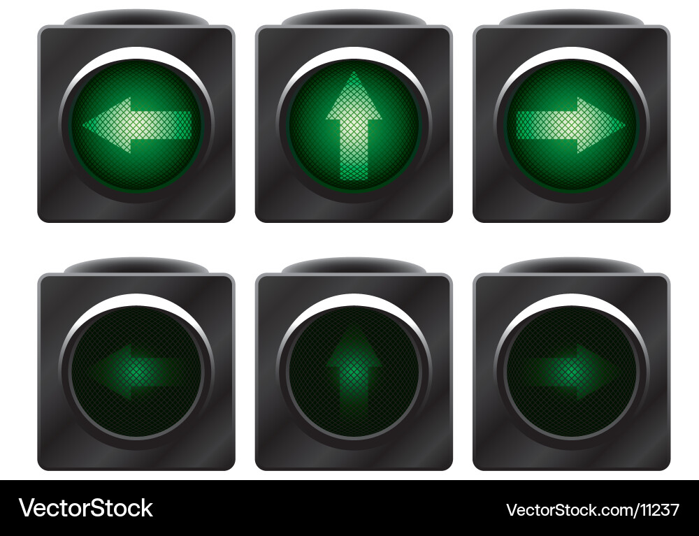 Traffic Light Sequence Vector Image