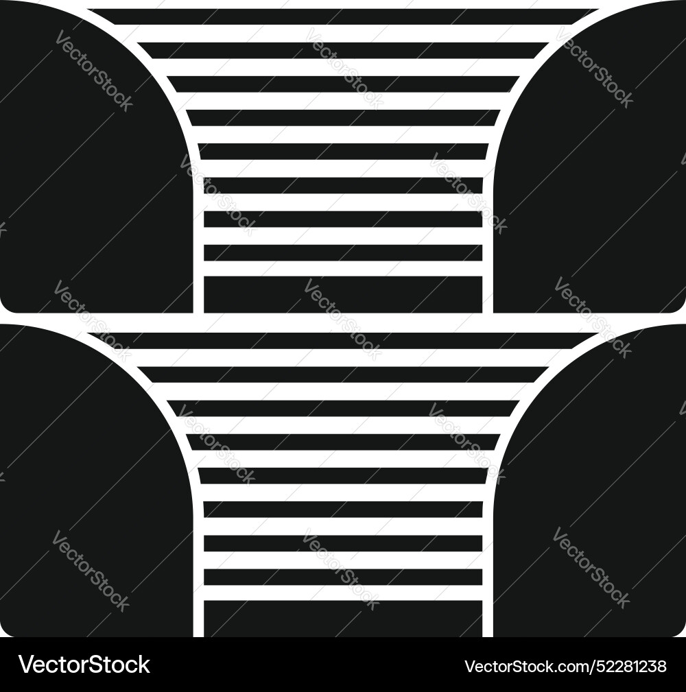 Black and white tile pattern creating an elegant Black and white tile pattern creating an elegant vector image