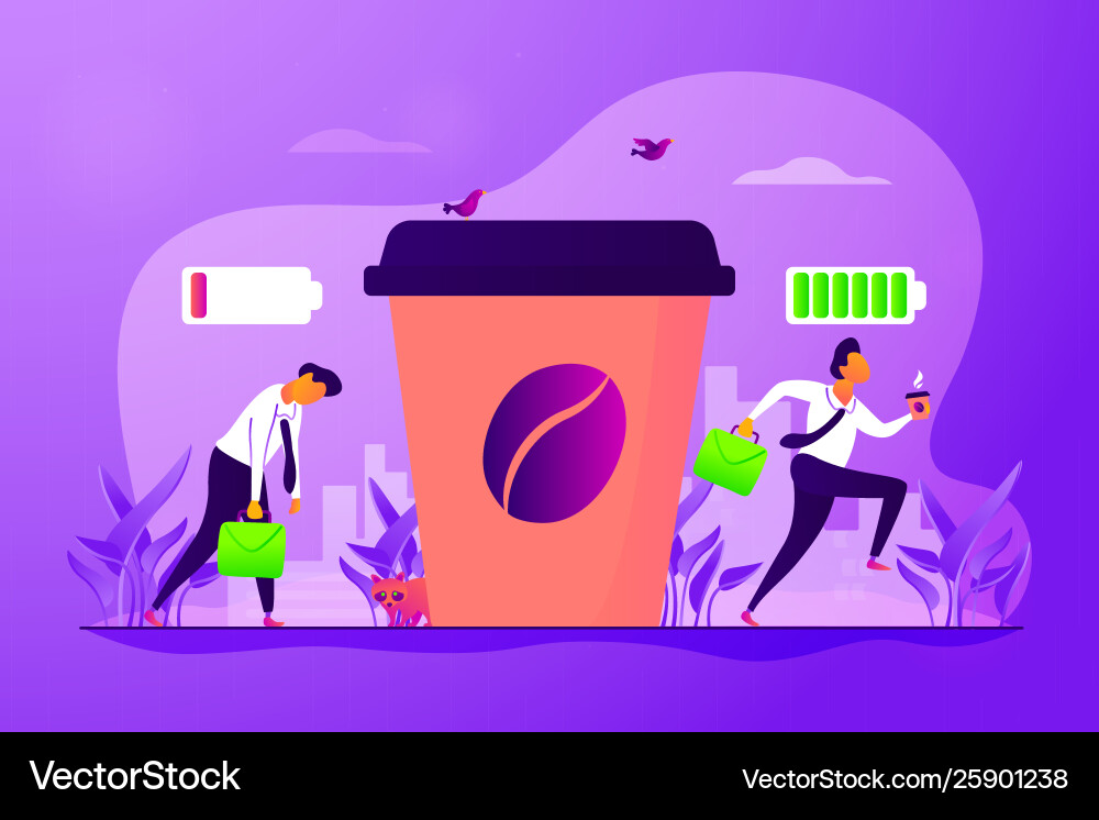 Coffee break concept Coffee break concept vector image