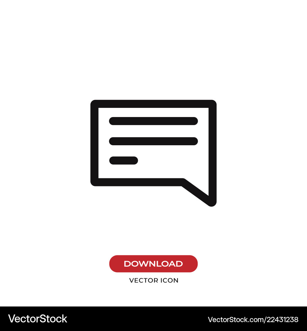 Message icon Message icon vector image