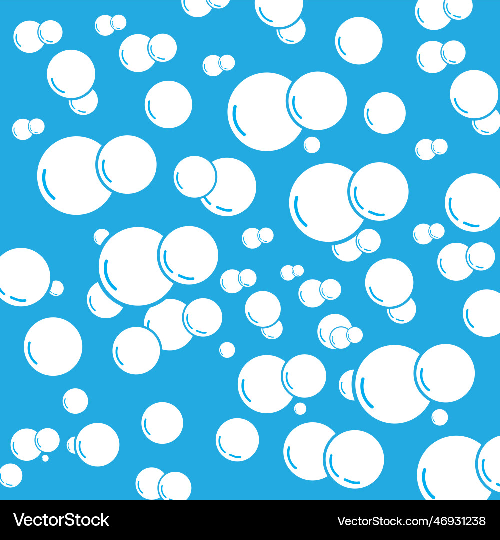 Seamless pattern with soap bubbles Seamless pattern with soap bubbles Vector Image