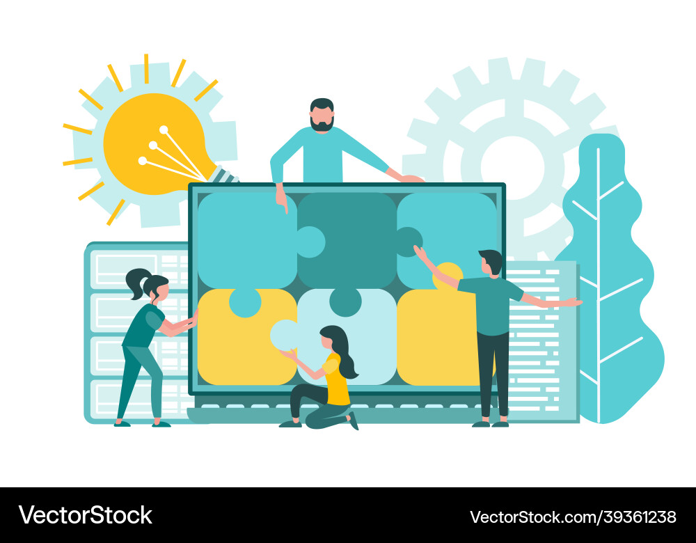 Website construction ui and ux design Website construction ui and ux design Vector Image