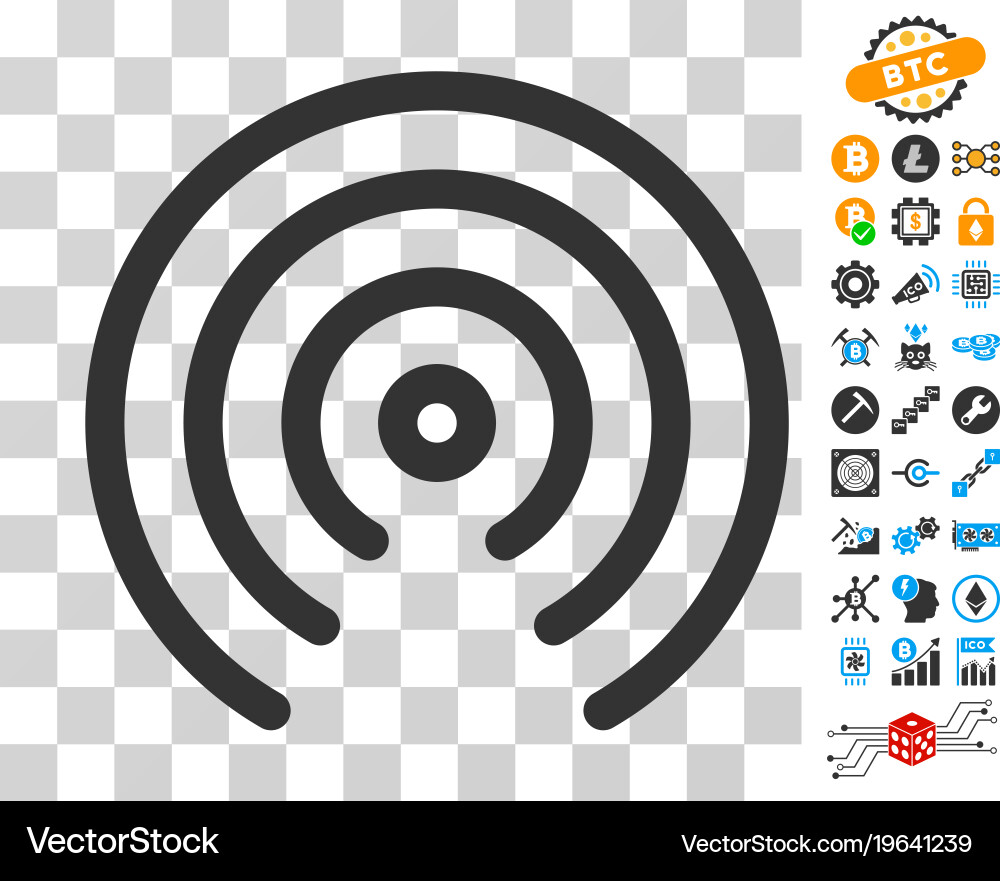 Cryptocurrency Airdrop Icon – Royalty-Free Vector | VectorStock