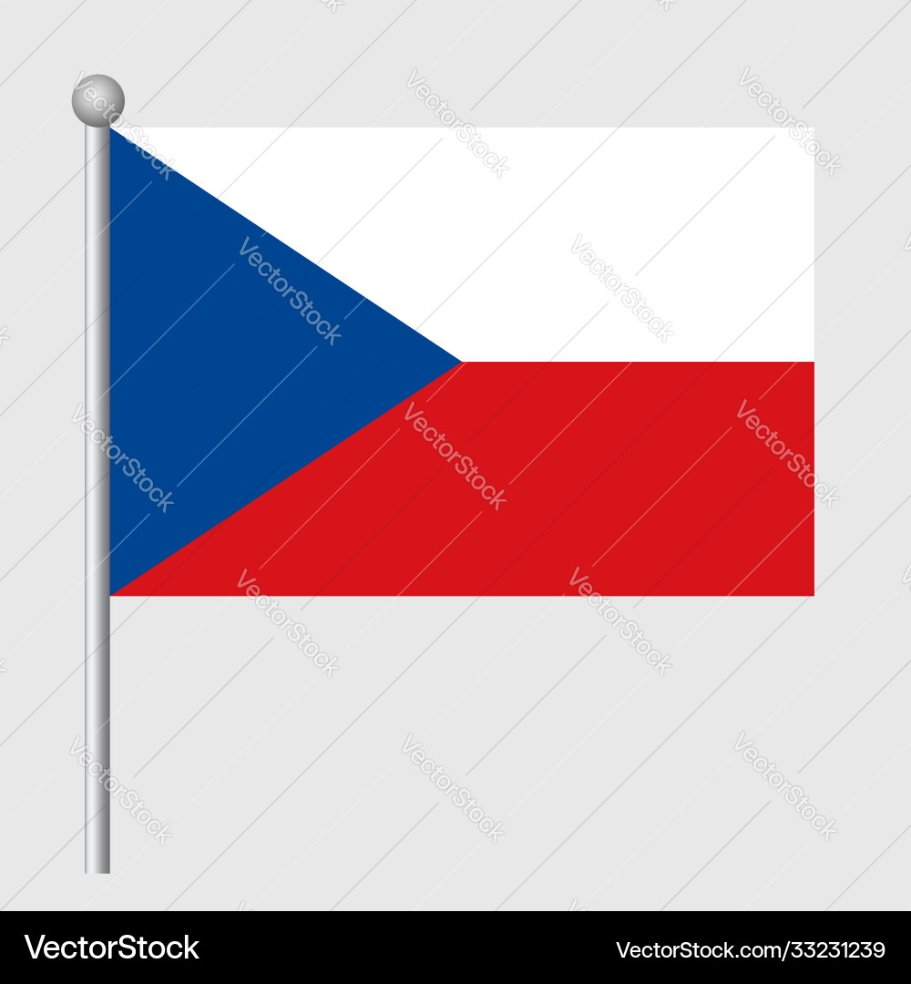 Czechia Flag Template Hintergrund realistische Kopie Czechia Flag Template Hintergrund realistische Kopie vektorbild