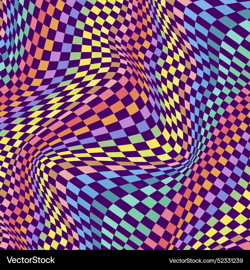 Flat design checkerboard pattern Vector Image