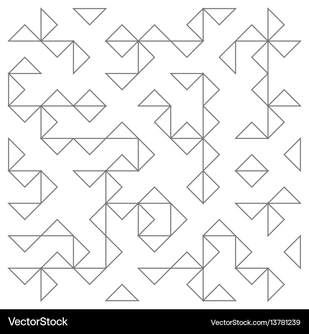 Geometric Line Pattern vector image