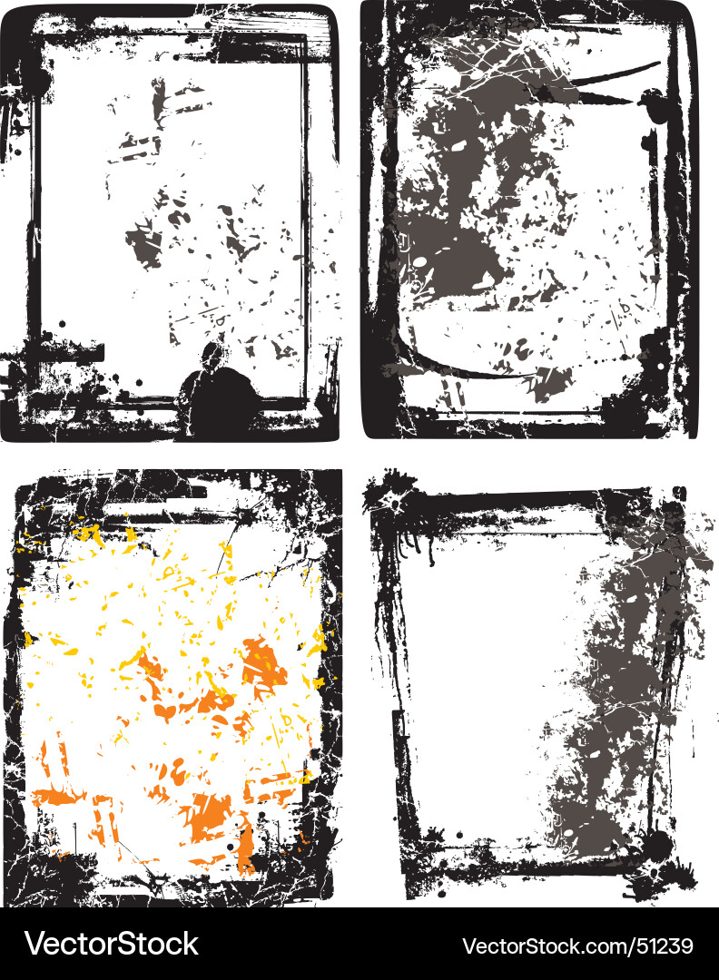 Grunge Splash Texture Vector Image