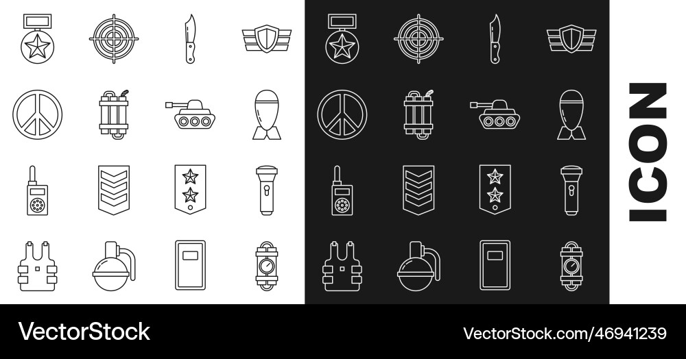 Set line detonate dynamite bomb stick and timer Set line detonate dynamite bomb stick and timer vector image