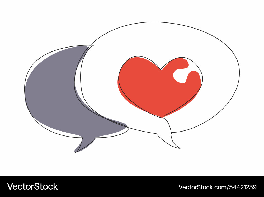 Single continuous line drawing two stacked Single continuous line drawing two stacked vector image