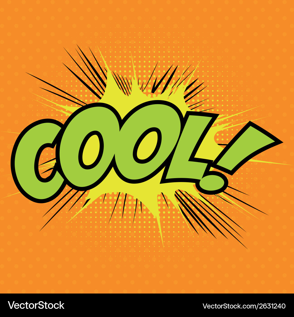 Abstract pop art object on a special background vector image