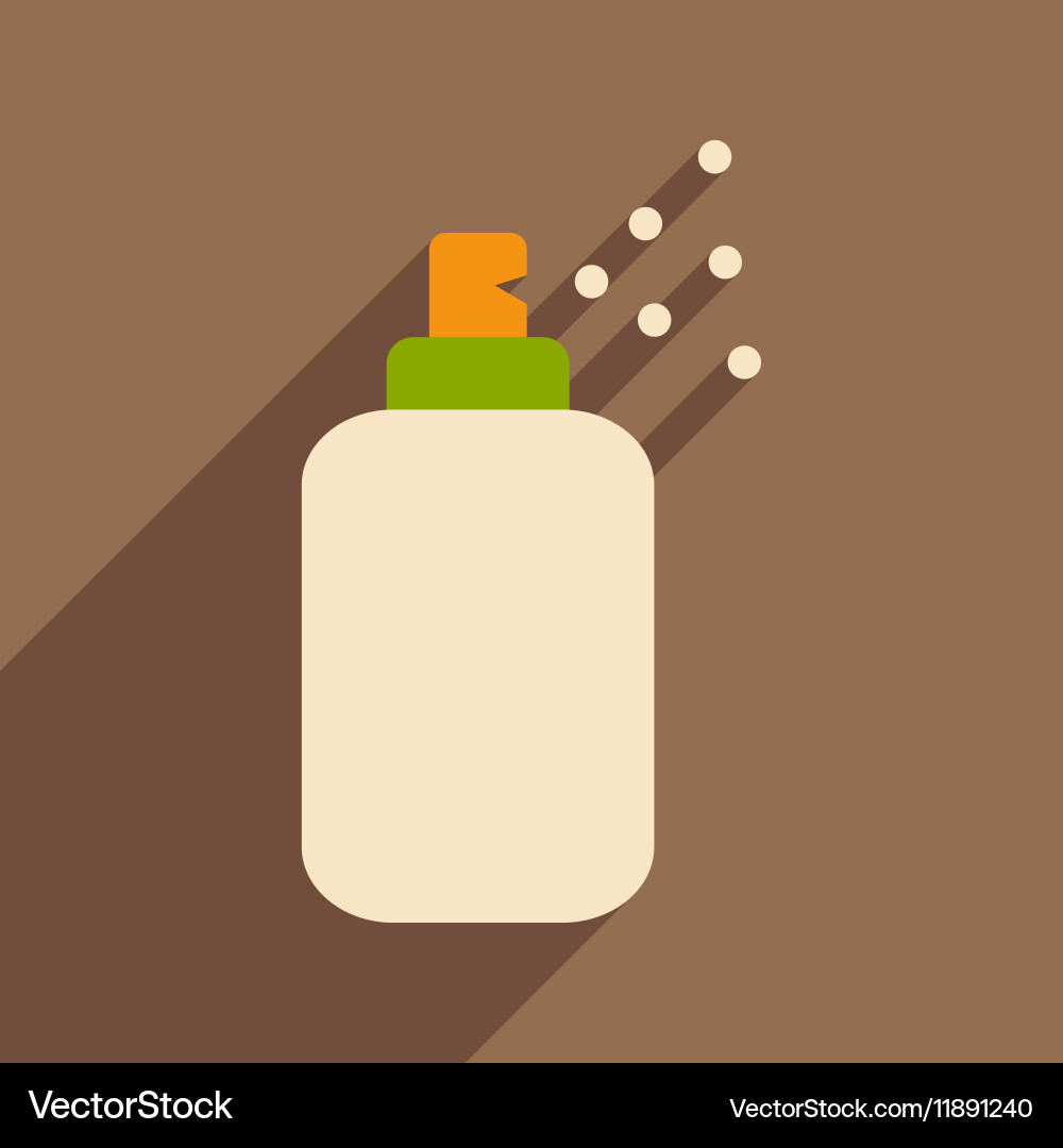 Flat with shadow icon and mobile application vector image