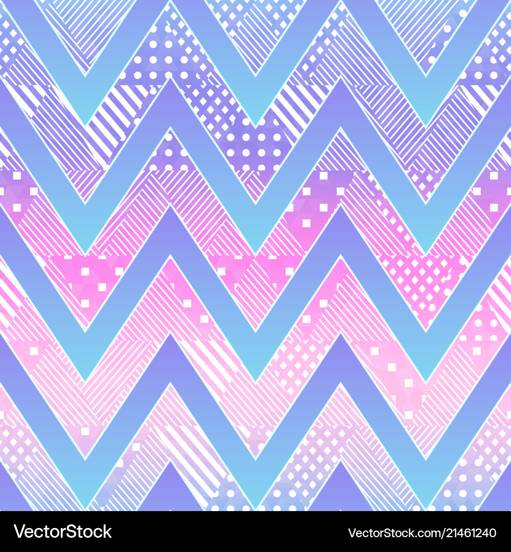 Zigzag seamless pattern Zigzag seamless pattern vector image