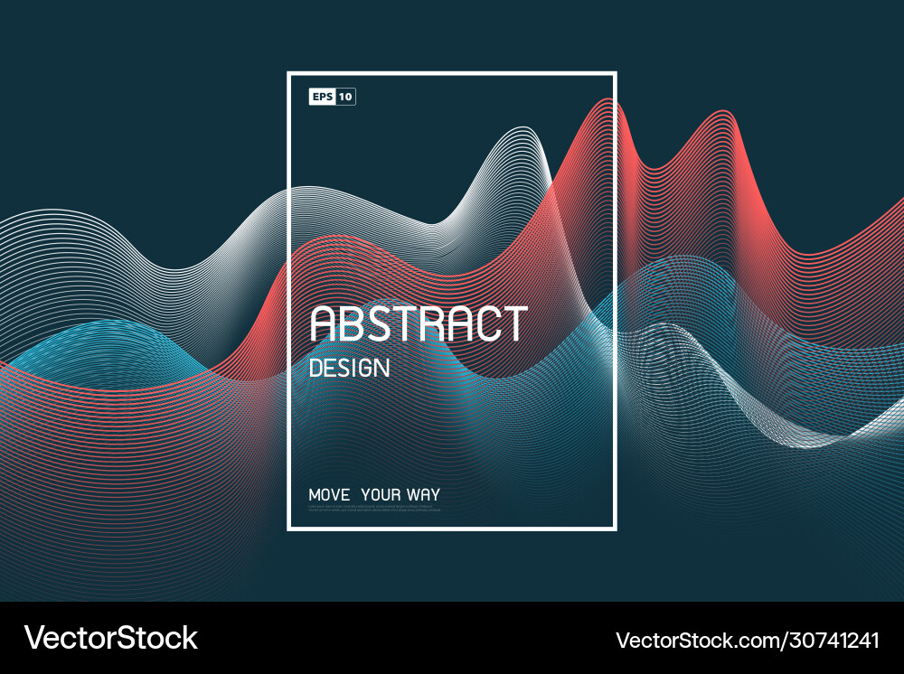 Abstract color line tech design texture Abstract color line tech design texture vector image