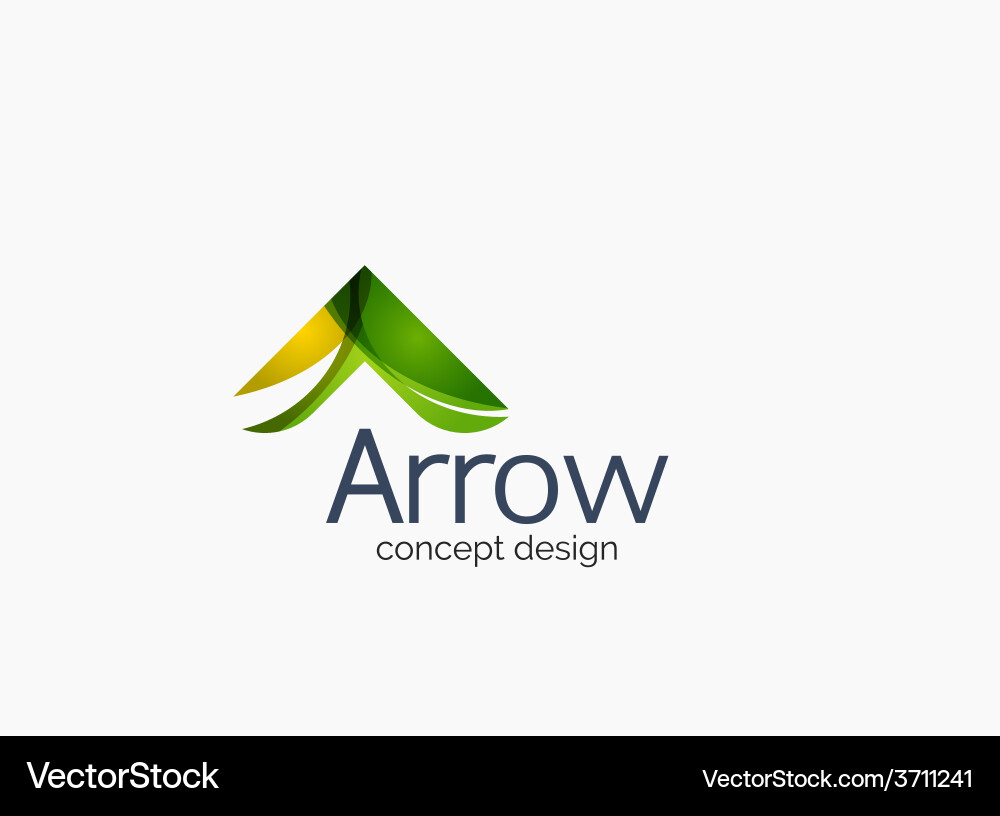 Dynamic Color Wave Logo vector image