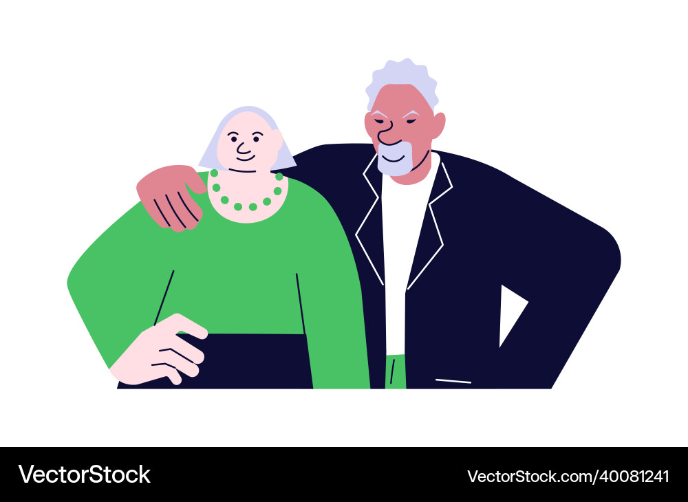 Ältere Paare Familie zusammen afro Senior Ältere Paare Familie zusammen afro Senior vektorbild
